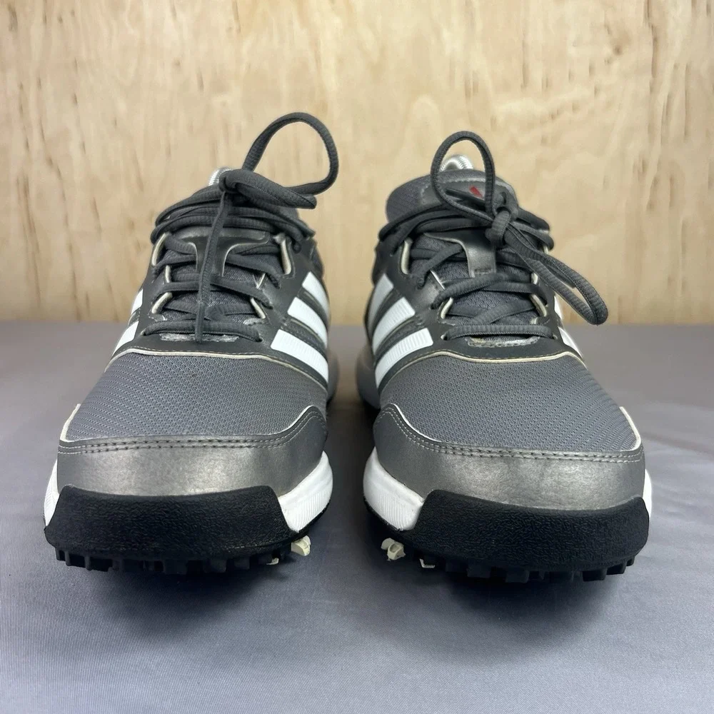 Adidas Tech Response 2.0 Golf Shoes Men's Size 8 Gray Silver EE9123